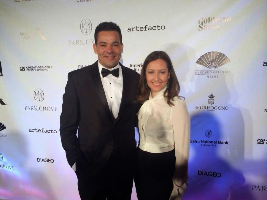 Mestre Magrão com Patrícia